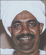 [General Omar
            al-Bashir, the country’s leader]
