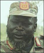 [Sudanese rebel John Garang]