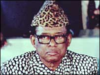[Former president Mobutu]
