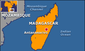 [map of Madagascar]