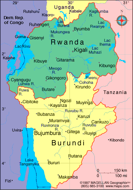 [map of Burundi]