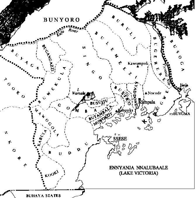 [Map of Buganda]