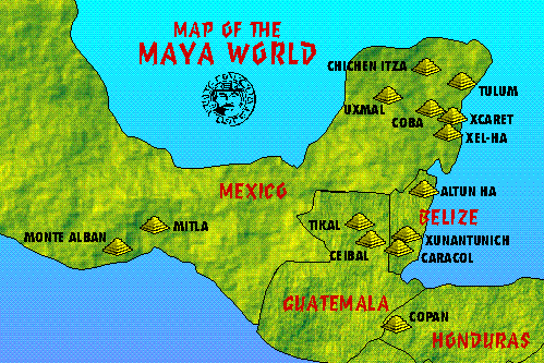 Infographics Maps Music And More Mayan Civilization