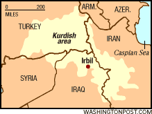 [Washington Post map of Kurdistan]