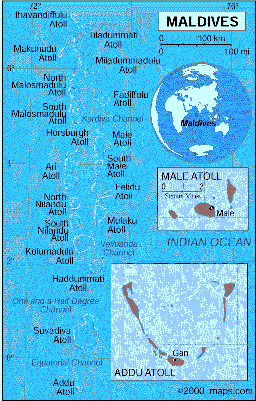 [ Map of Maldives ]