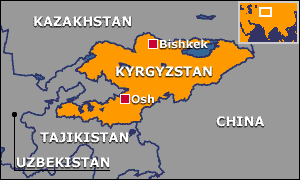 [Kyrgyzstan map]