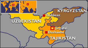 [Map of Kyrgyzstan]