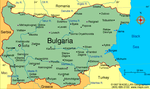 [ map of Bulgaria ]