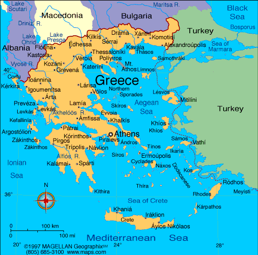 [ map of Greece ]