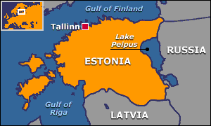[ map of estonia ]