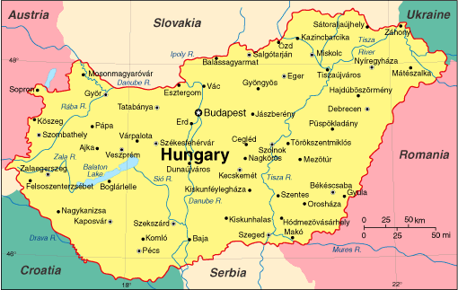 [ map of Hungary ]