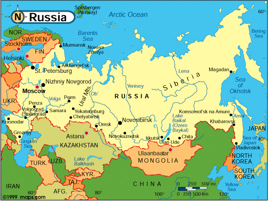 Maps Of Russia Russian Federation 37