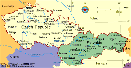 [ map of Slovakia ]