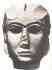 [ Marble head of woman from Uruk ]
